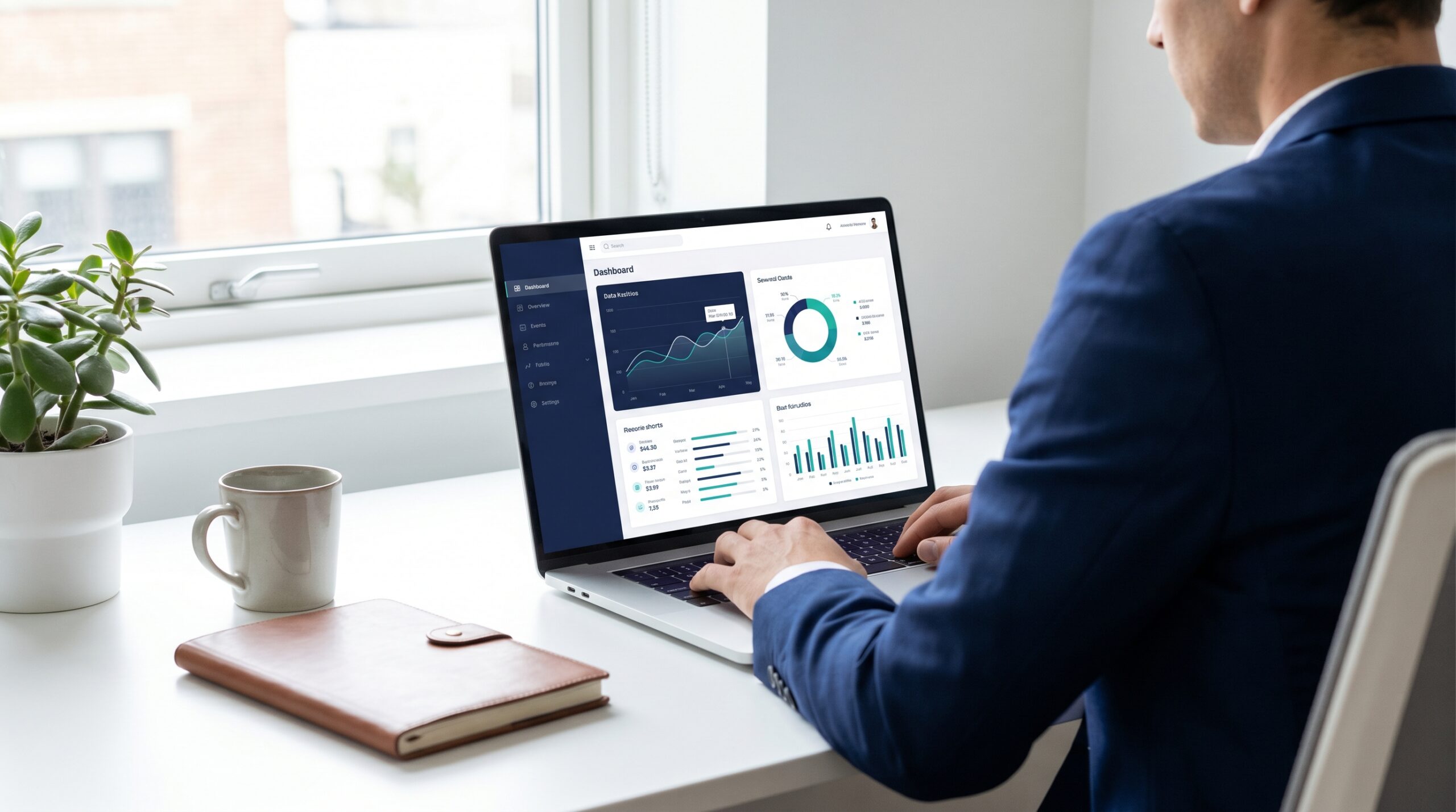 Dashboard analizando la adopción de inteligencia artificial en marketing